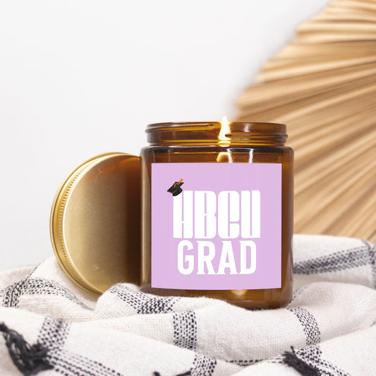 Candle Amber Jar 9oz - HBCU GRAD