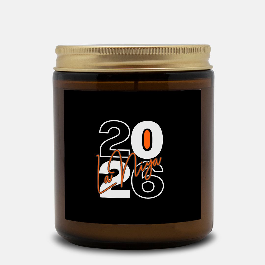 Candle Amber Jar 9oz - (Customizable)