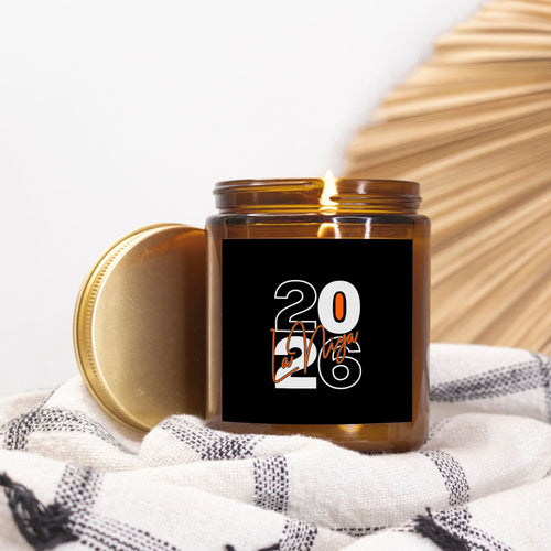 Candle Amber Jar 9oz - (Customizable)