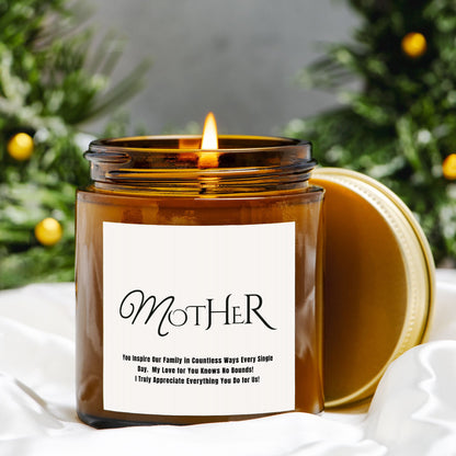 Candle Amber Jar 4oz - MOTHER