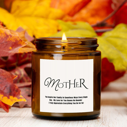 Candle Amber Jar 4oz - MOTHER