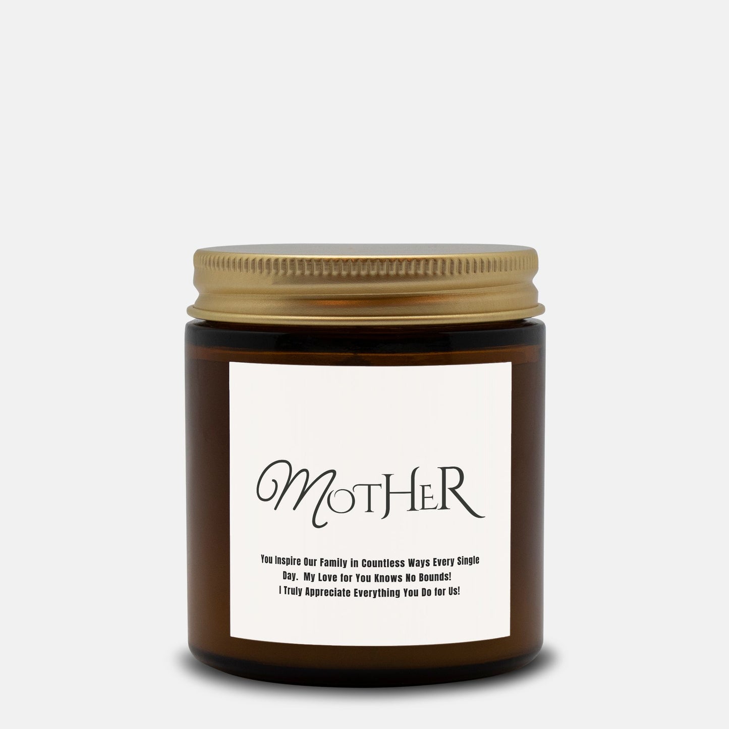 Candle Amber Jar 4oz - MOTHER